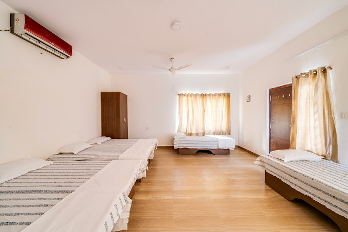 Dormitory accommodations at Gani Farms for group stays