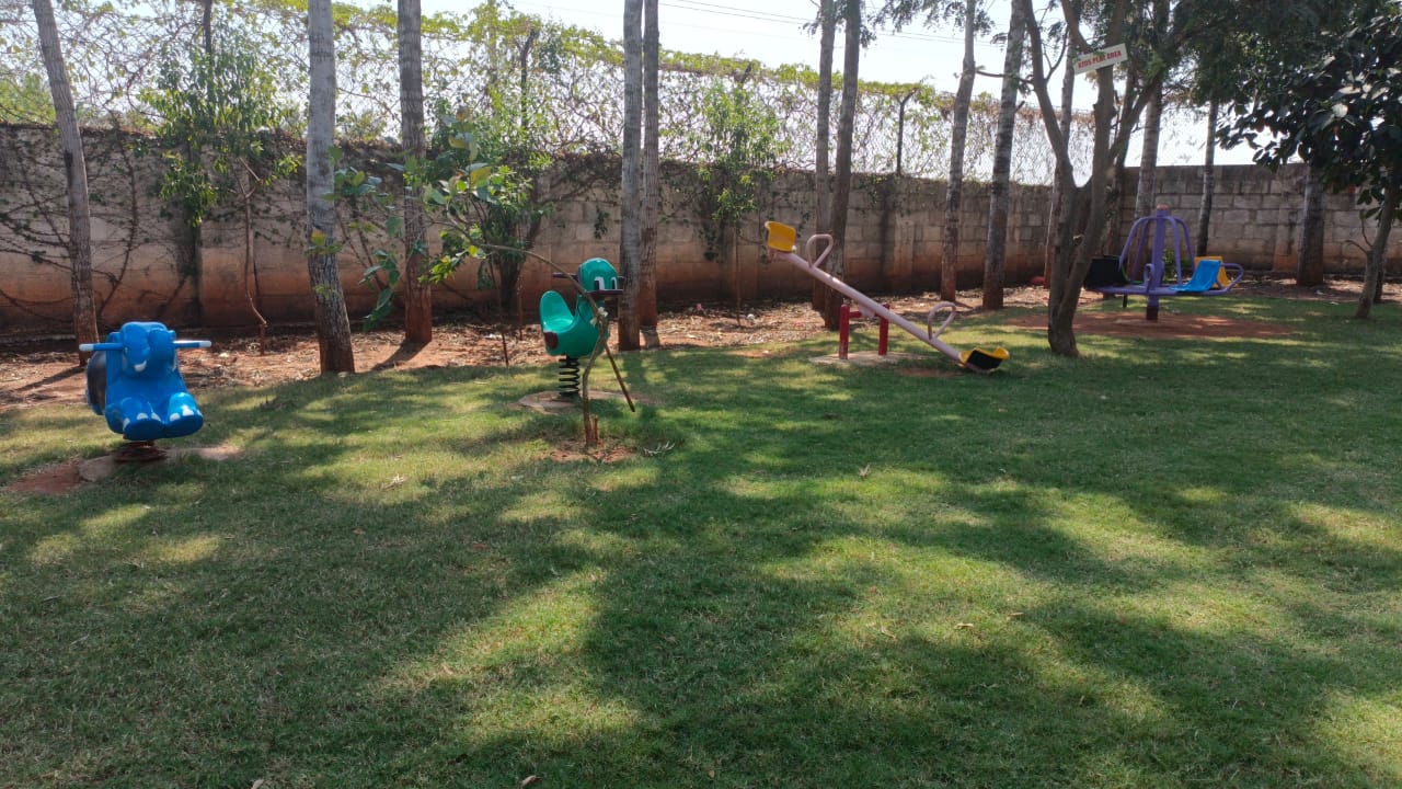 Kids play area at Vihangama Homestay in Mysore