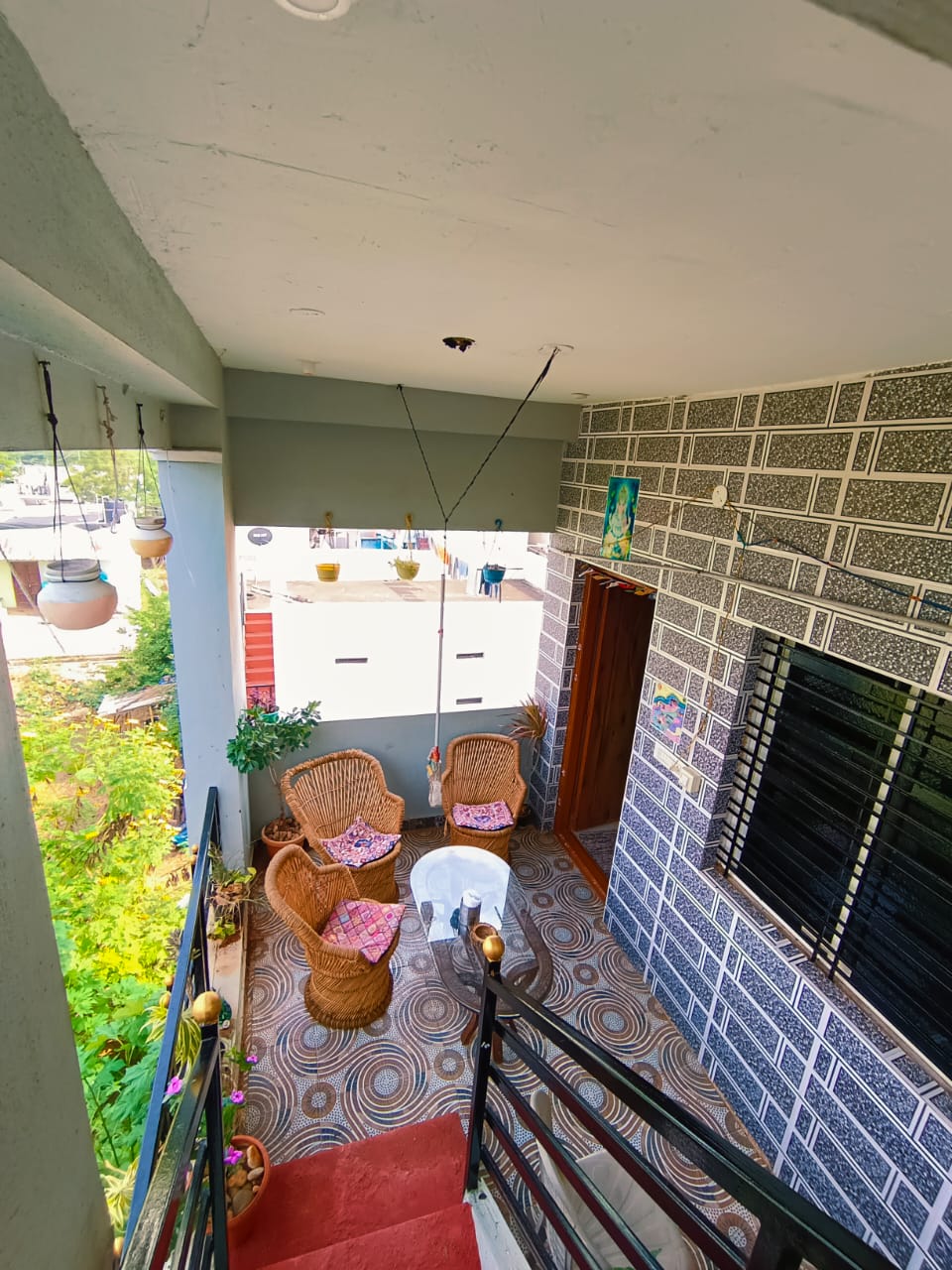 Explore New Hampi from comfortable rooms at Veeru Homestay