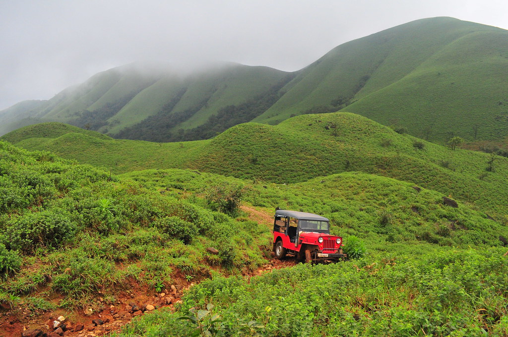 Breathtaking Western Ghats vista from Sakleshpur homestay
