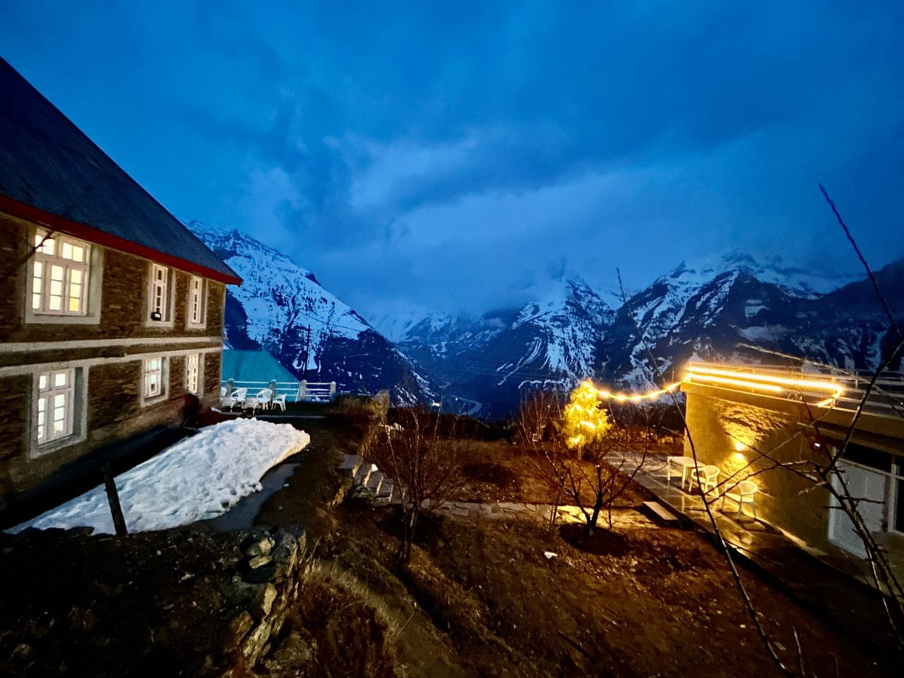 Bonfire nights at Lahaul Homestay