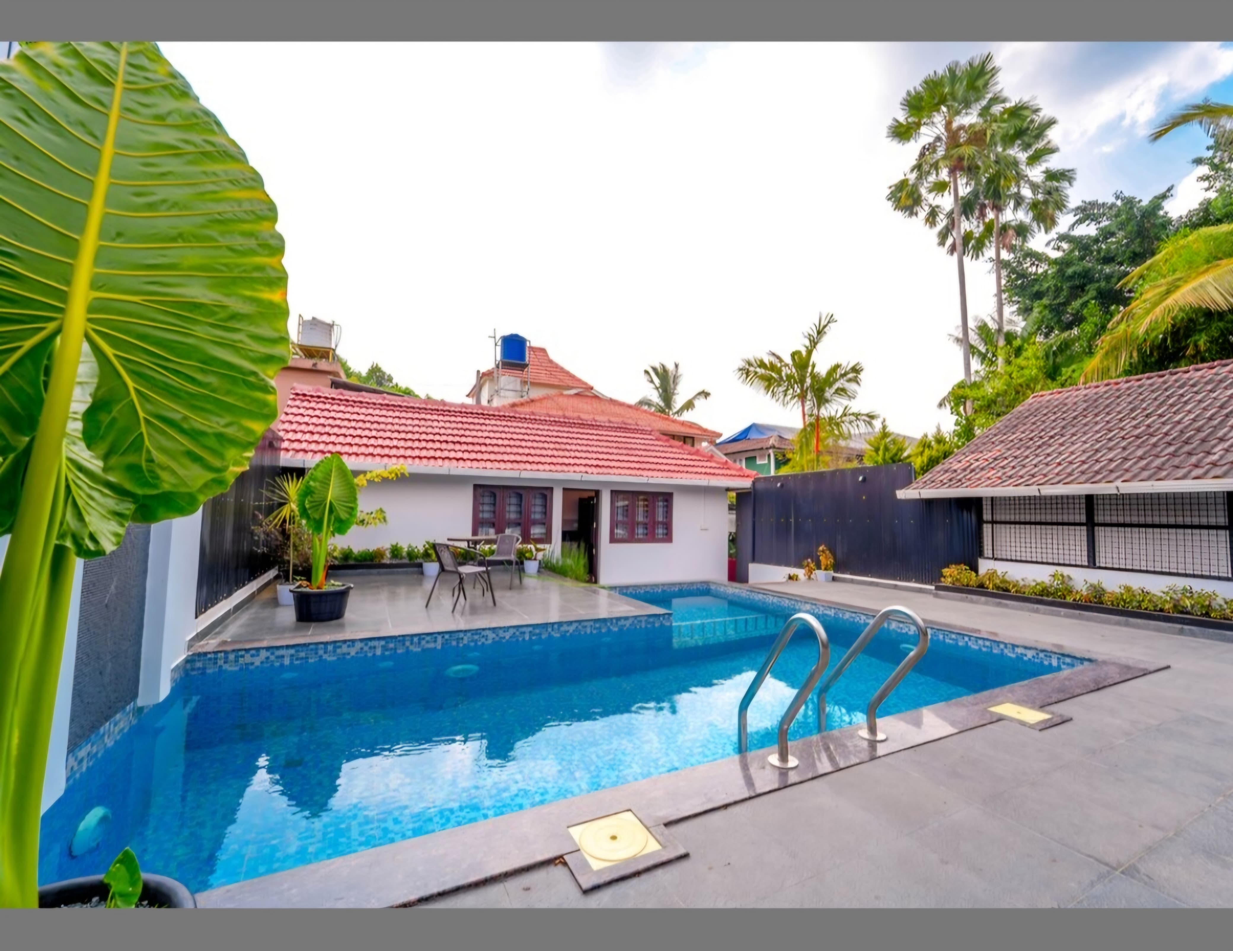 Swimming pool homestay in Wayanad