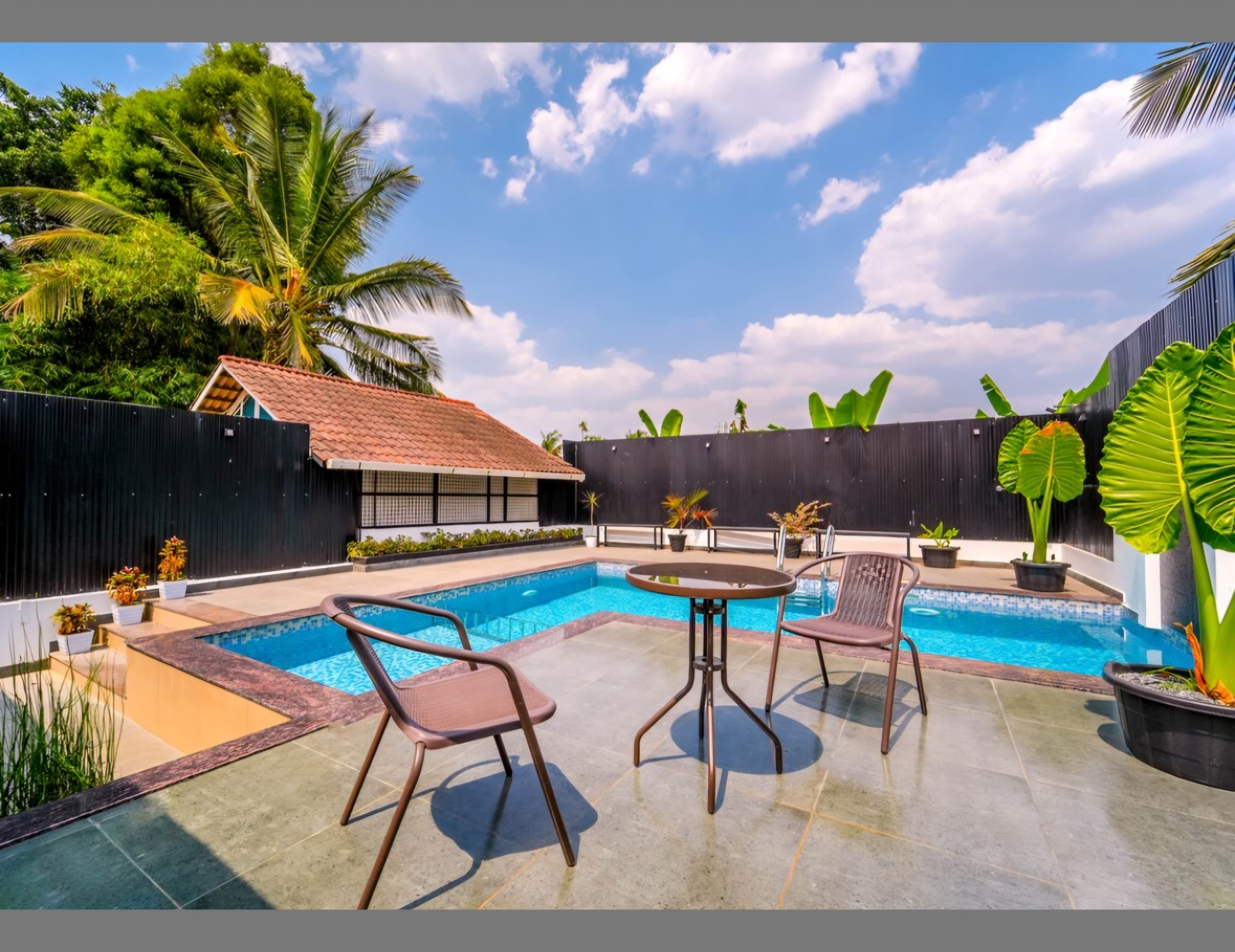 Kids play area at budget homestay in Wayanad