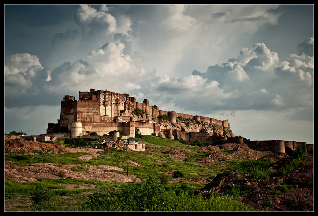 View of Mehrangarh Fort from a homestay