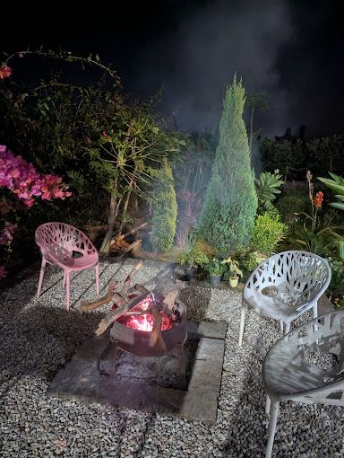Relaxing bonfire nights at Nainital homestay